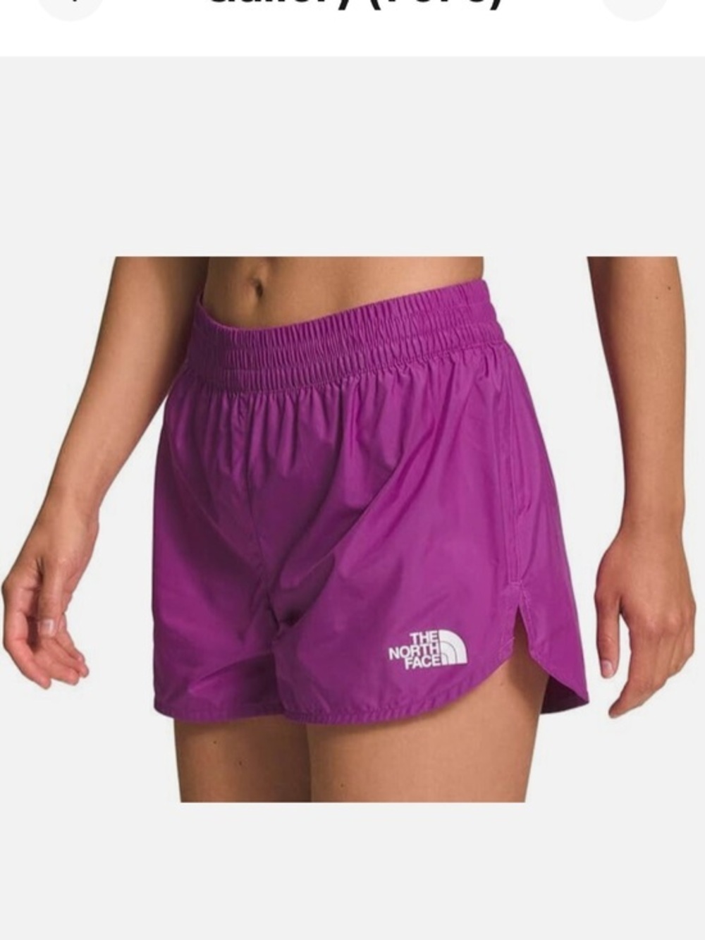 The North Face Women's Limitless Run Shorts Size Large Color Purple Cactus